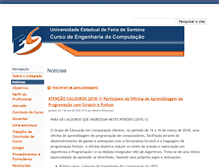 Tablet Screenshot of ecomp.uefs.br